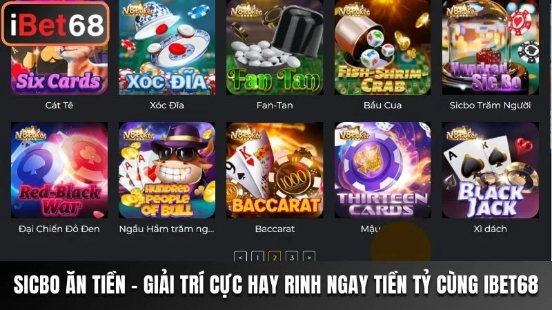 Sicbo ăn tiền